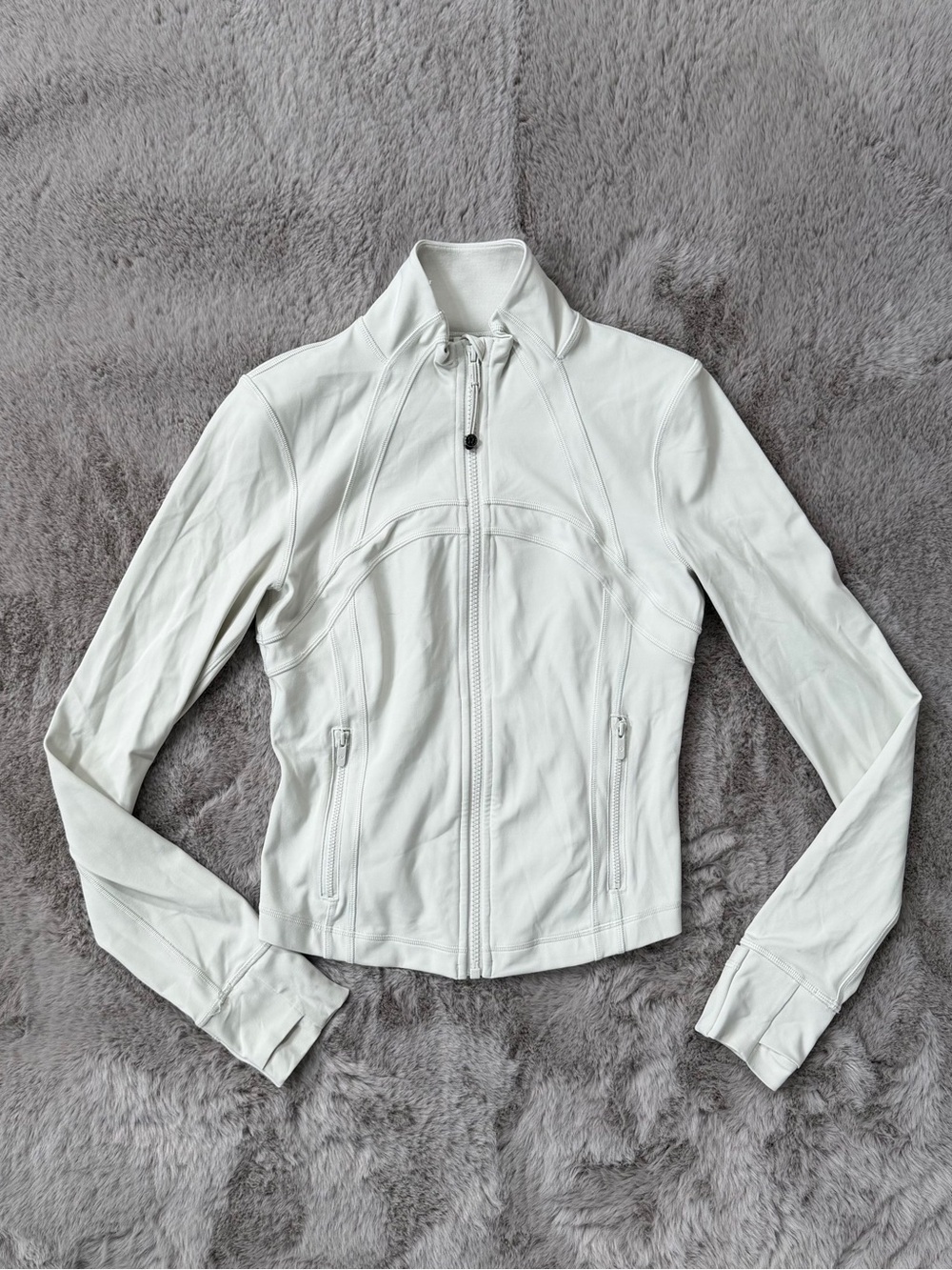 Lululemon Define Cropped Jacket - Bone